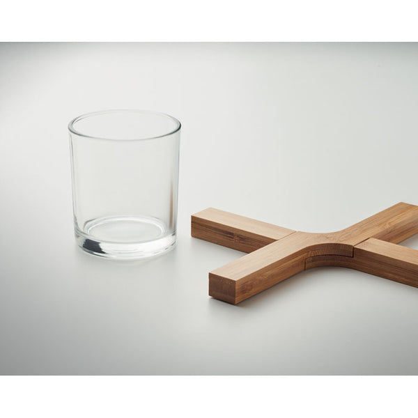Branded Bamboo foldable pot stand