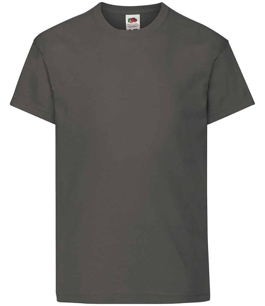 Fruit of the Loom Kids Original T-Shirt Light Graphite