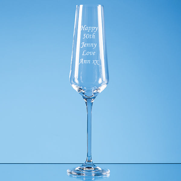 Branded 180ml Infinity Champagne Flute