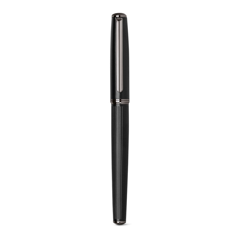 IMPERIO. Metal rollerball and ballpoint set with twist mechanism