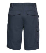 Russell Workwear Poly/Cotton Shorts French Navy