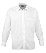 Premier Long Sleeve Poplin Shirt White