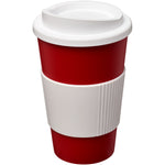 Branded Americano® 350 ml insulated tumbler with grip