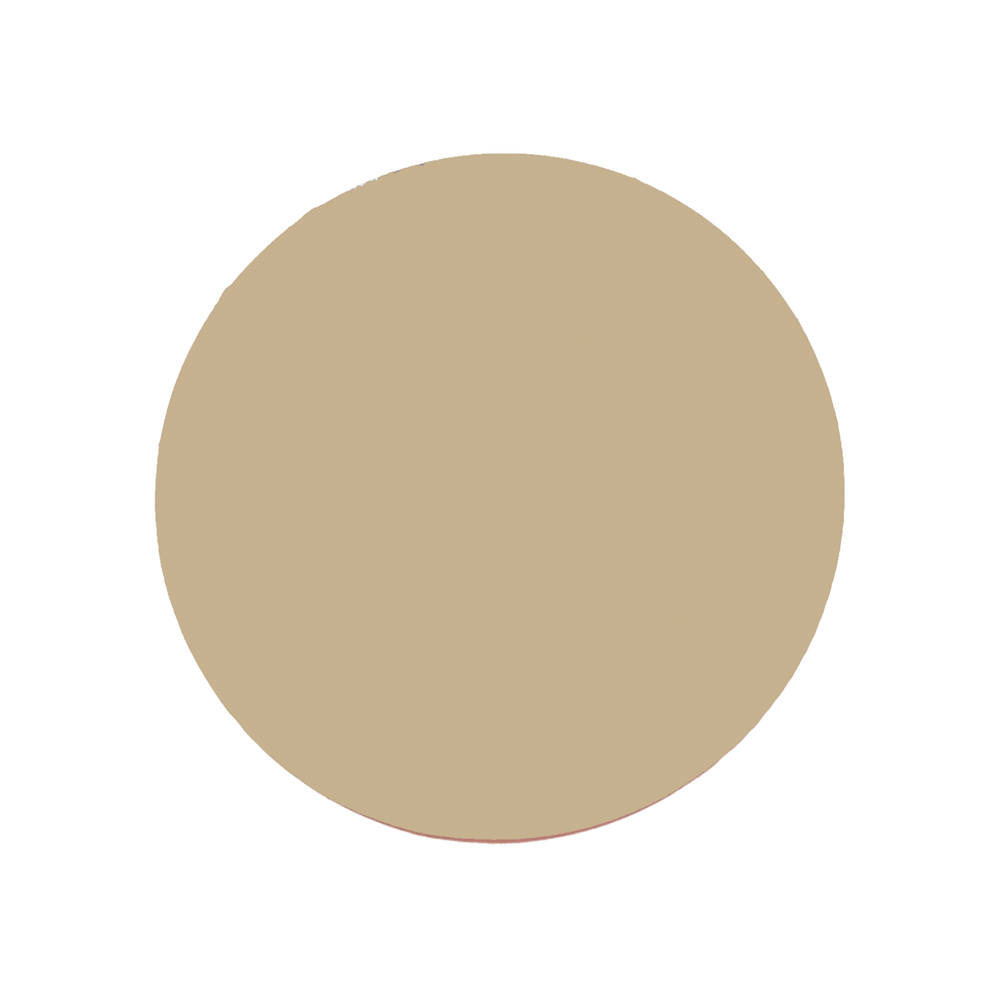 Recycled Large Leather Round Coaster