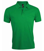 SOL'S Prime Poly/Cotton Piqué Polo Shirt Kelly Green