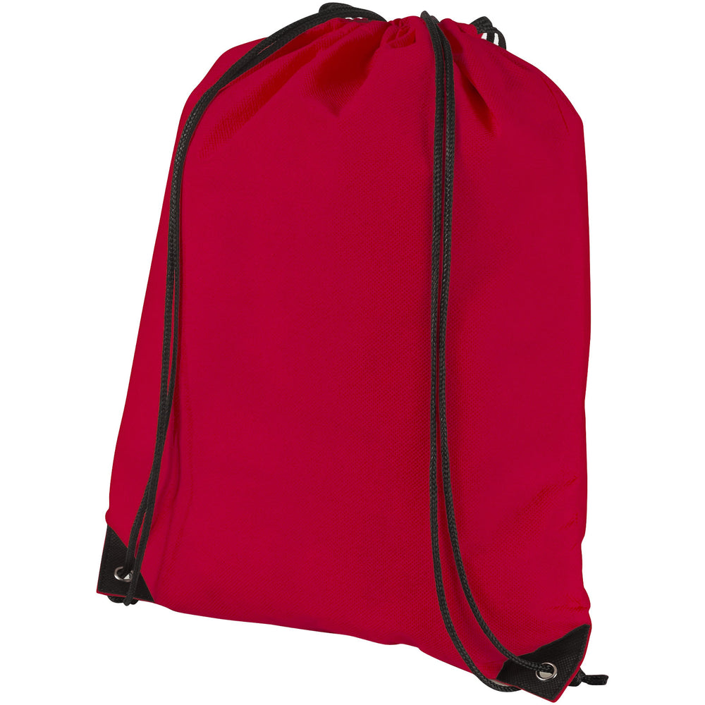 Branded Evergreen non-woven drawstring backpack 5L