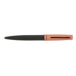 Branded Pitcorthie SAMARIA metal ballpen with blue ink
