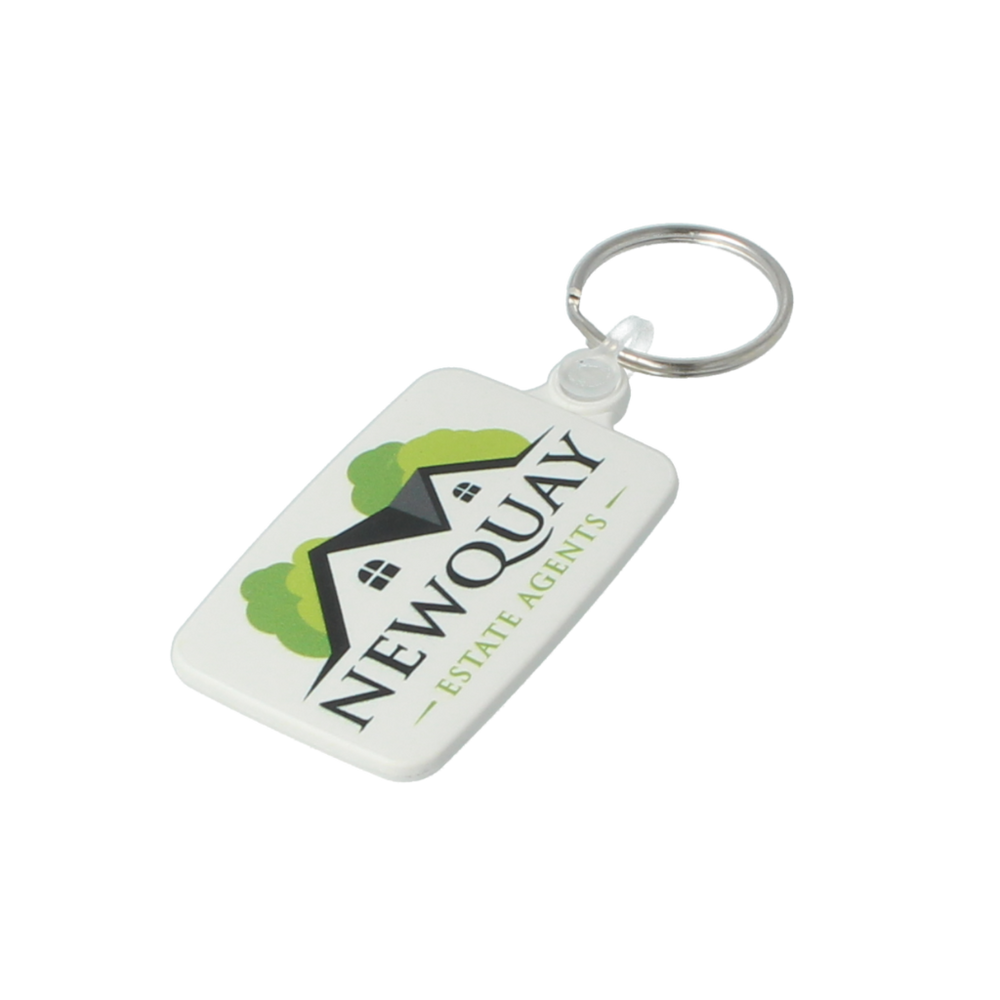55mm Rectangle Keyring