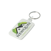55mm Rectangle Keyring