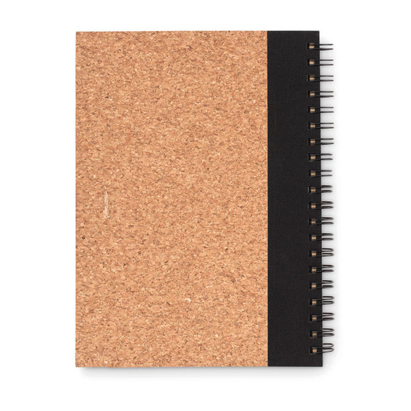 Branded Cork notebook with pen