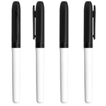 BIC® Velleda White Board Marker Grip, White/Black, Black Ink