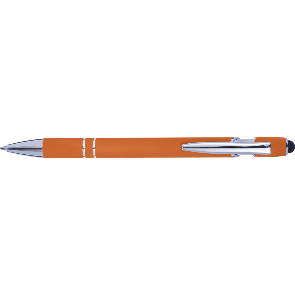 Branded Rind Ballpen with rubber finish