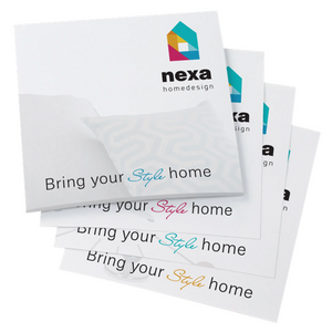 Sticky-Smart Notes -Variable Print 100 x 100mm 50 Sheet.