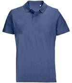 SOL'S Unisex Pulse Twin Piqué Polo Shirt Denim