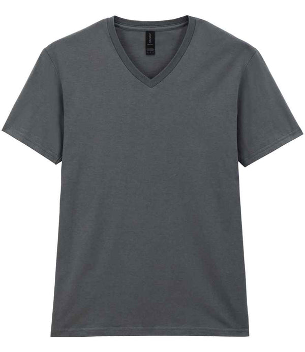 Gildan SoftStyle® V Neck T-Shirt Charcoal
