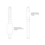 BIC® Velleda White Board Marker Grip, White/Black, Black Ink