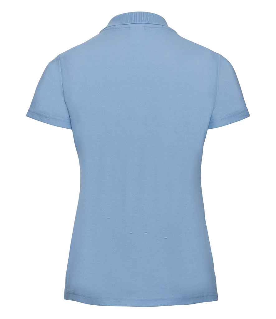 Russell Ladies Classic Poly/Cotton Piqué Polo Shirt Sky Blue