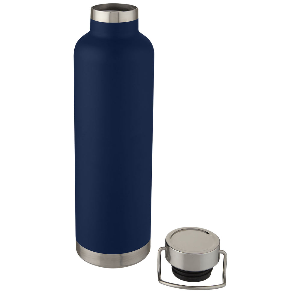 Branded Thor 1 L copper vacuum insulated water bottle