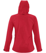 SOL'S Ladies Replay Hooded Soft Shell Jacket Pepper Red