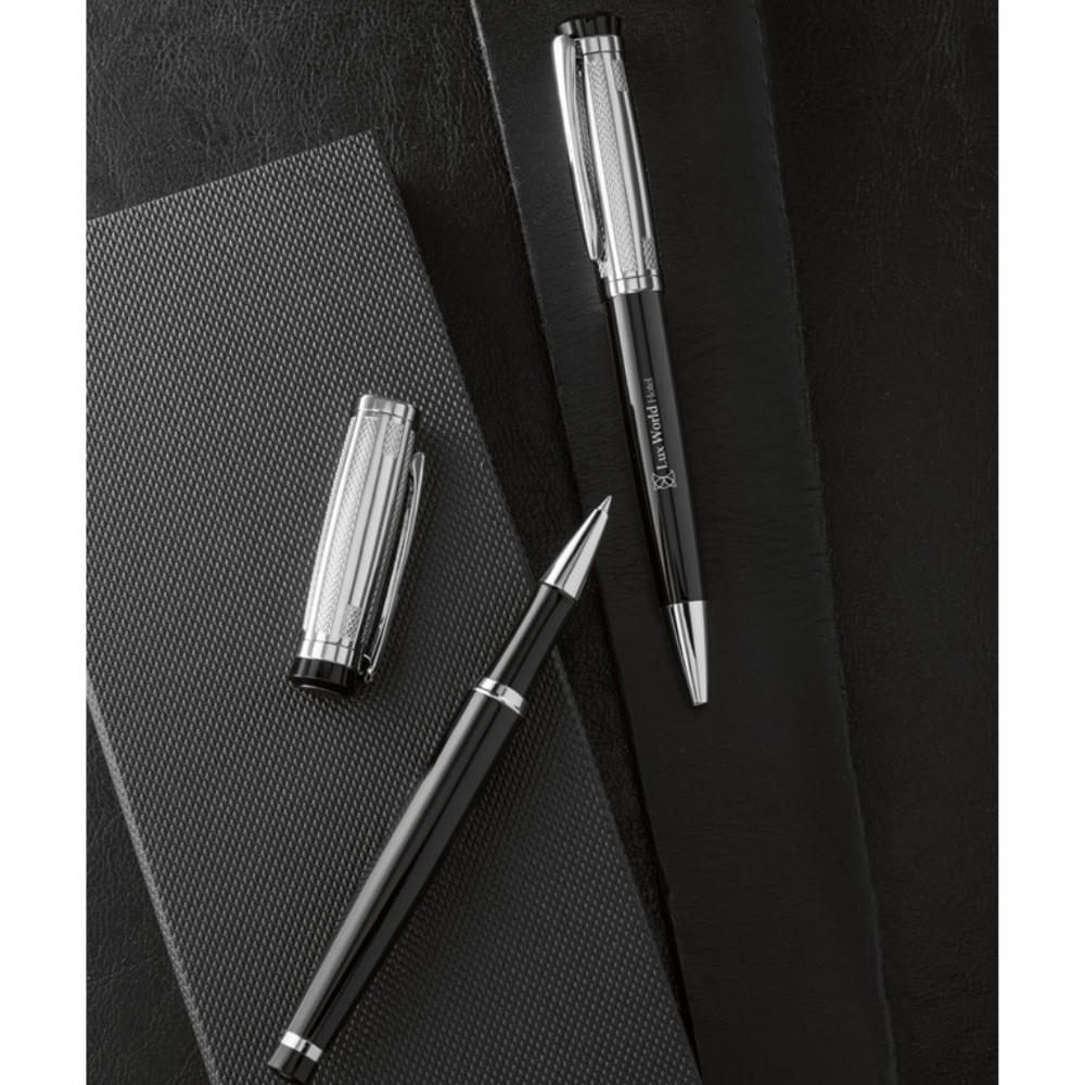 Orlando Metal Rollerball and ballpoint pen set