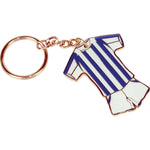 Stamped Hard Enamel Keyring (40mm)