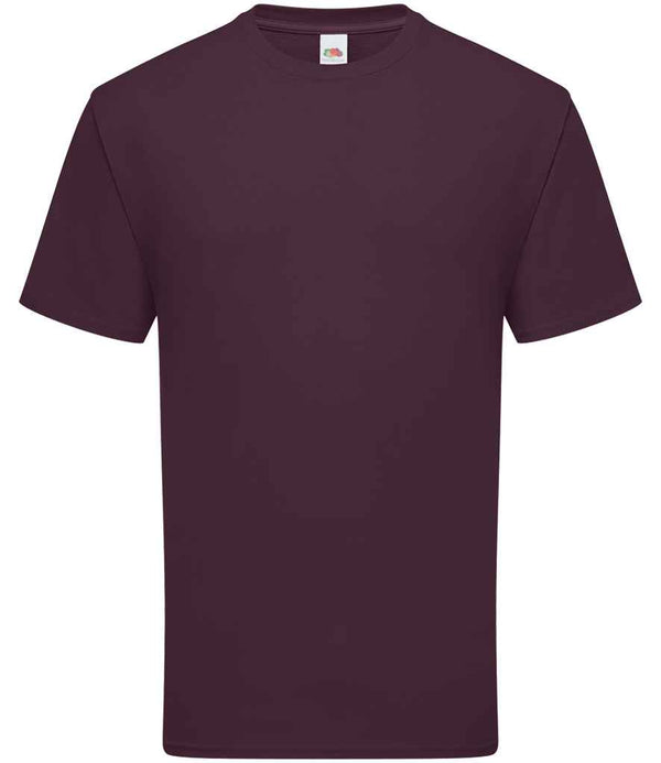 Fruit of the Loom Iconic 195 T-Shirt Dark Plum