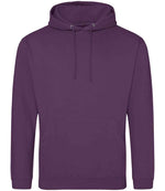 AWDis College Hoodie Plum