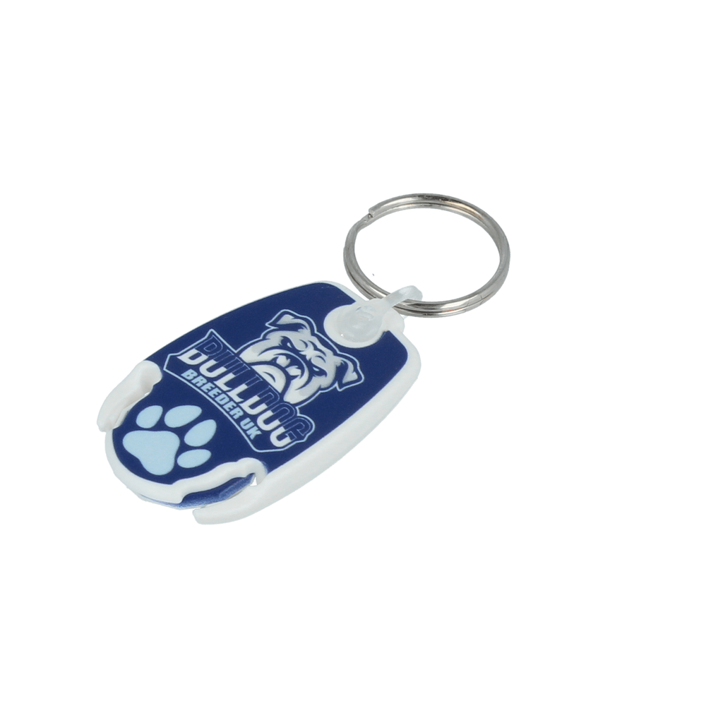 Pop Coin Trolley Keyring (1GBP)