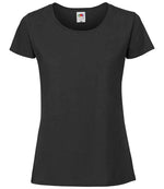 Fruit of the Loom Ladies Iconic 195 T-Shirt Black