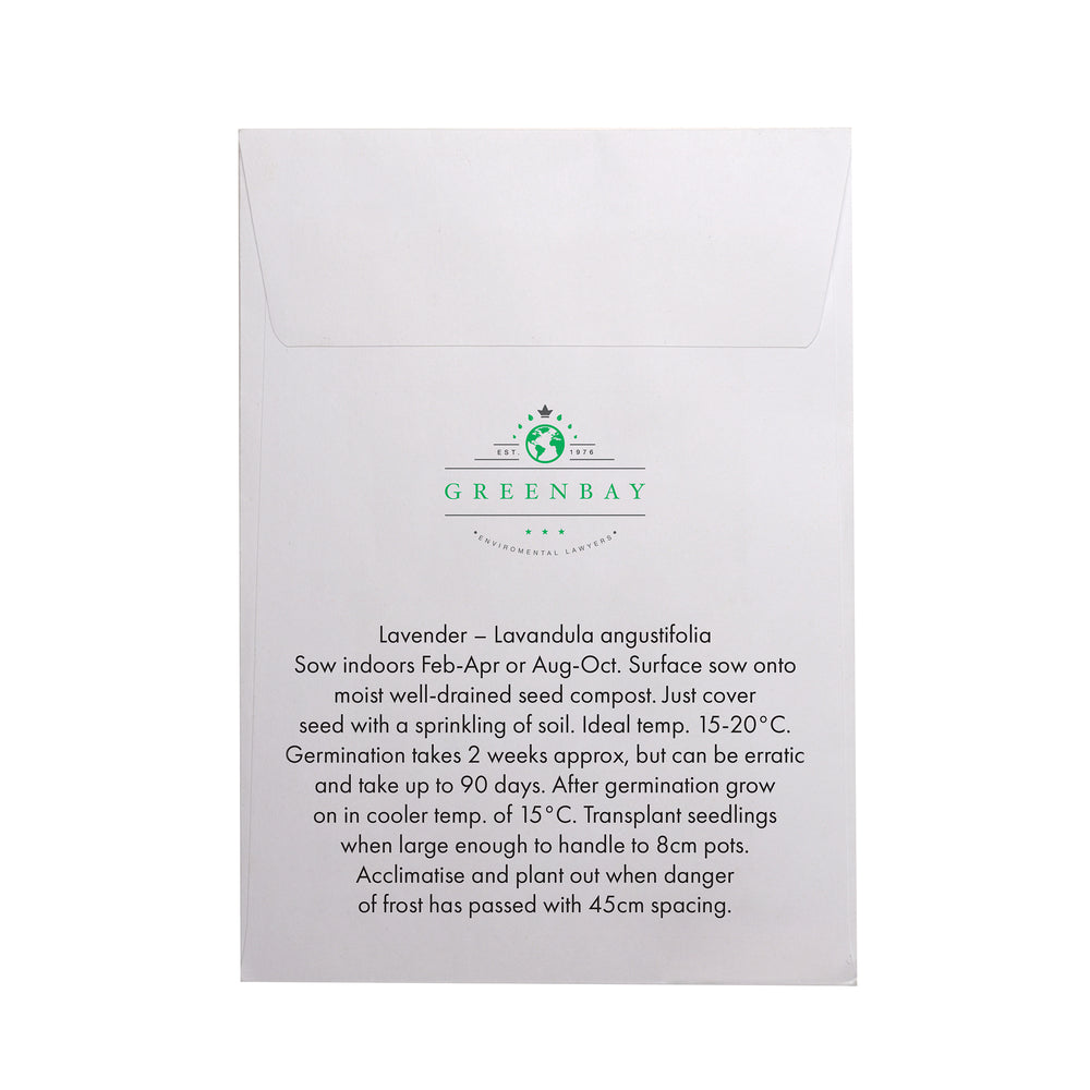 Seed Pack in White Paper Envelope
