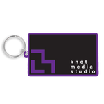 80mm Rectangle Keyring