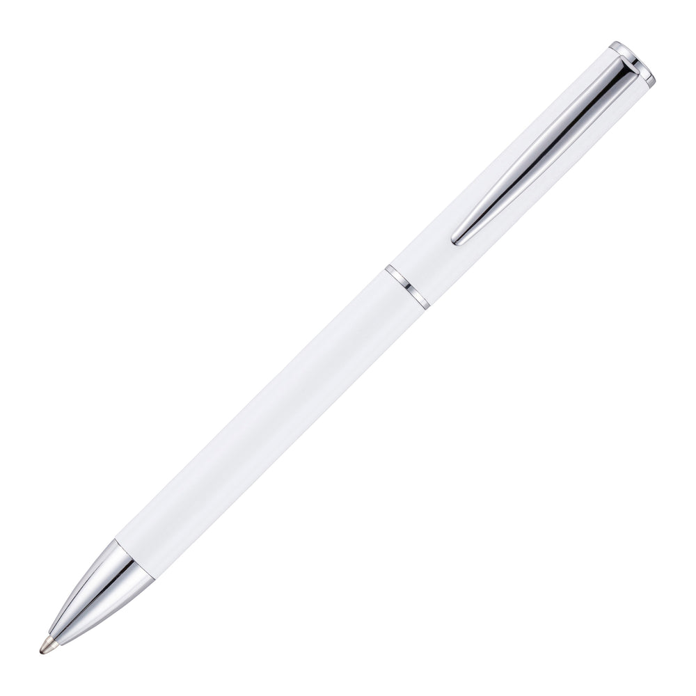 Branded CATESBY metal twist action ball pen