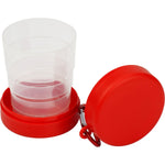 Branded Shide Plastic collapsible cup (220ml)