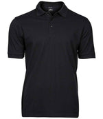Tee Jays Luxury Stretch Piqué Polo Shirt Black