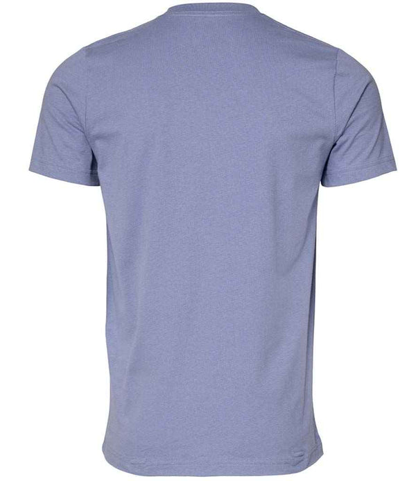 Canvas Unisex Crew Neck T-Shirt Lavender Blue