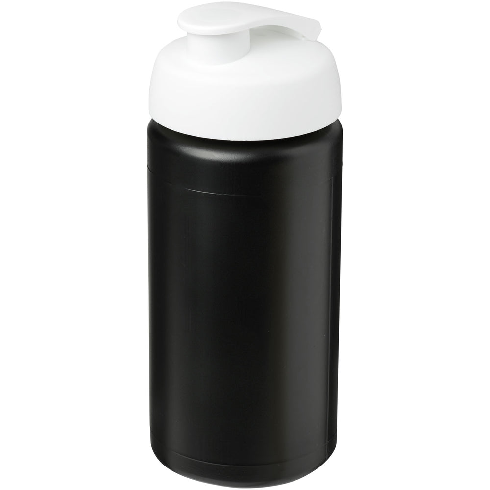 Branded Baseline® Plus grip 500 ml flip lid sport bottle