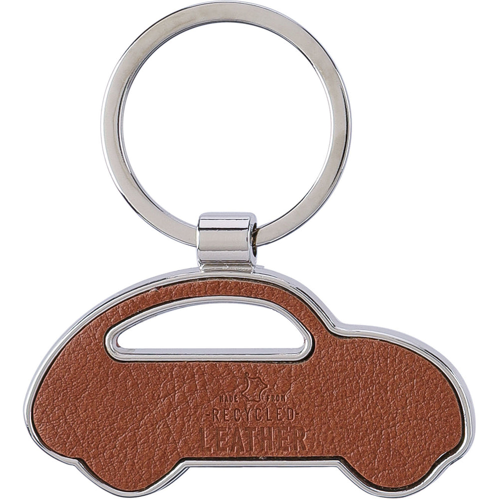 The Joan - Recycled leather car keyring