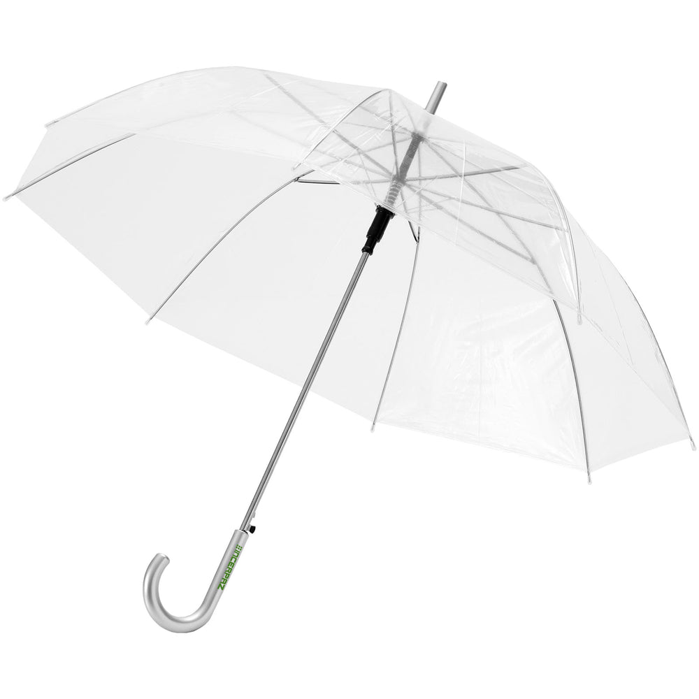 Branded Kate 23" transparent auto open umbrella
