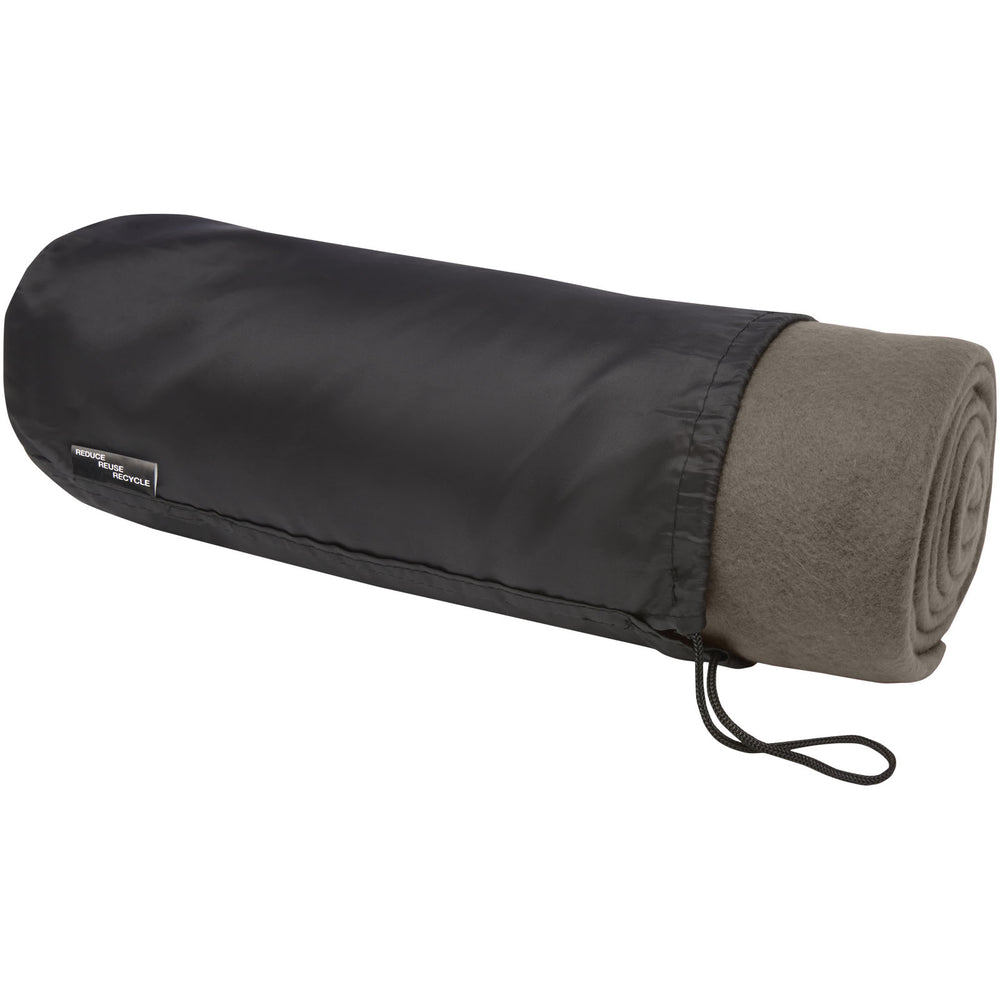 Branded Willow GRS RPET polar fleece blanket