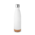 SOLBERG. Stainless steel thermos and cork base 560 mL