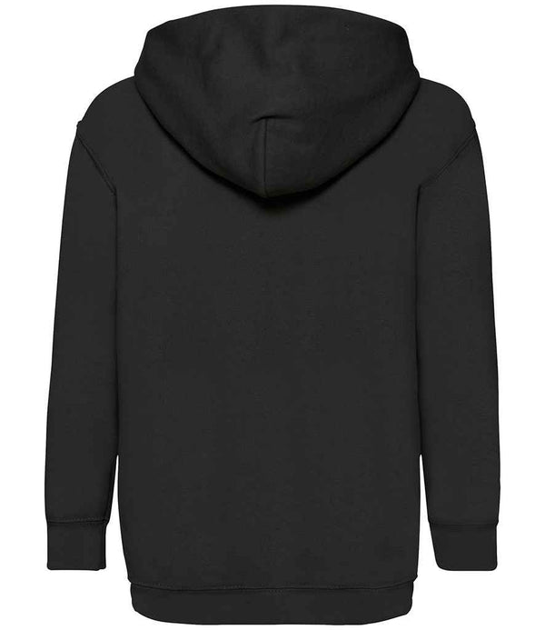 Fruit of the Loom Kids Classic Hooded Sweatshirt Black