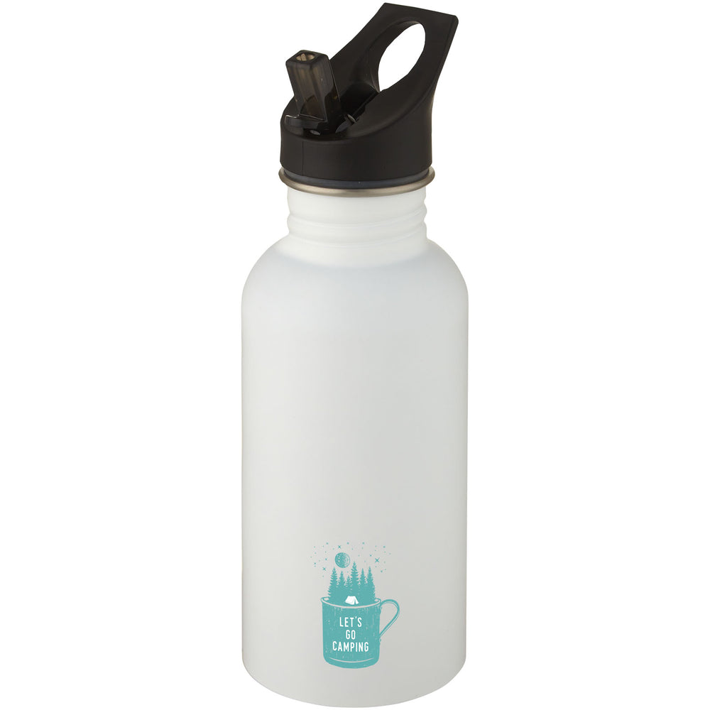 Branded Lexi 500 ml stainless steel sport bottle
