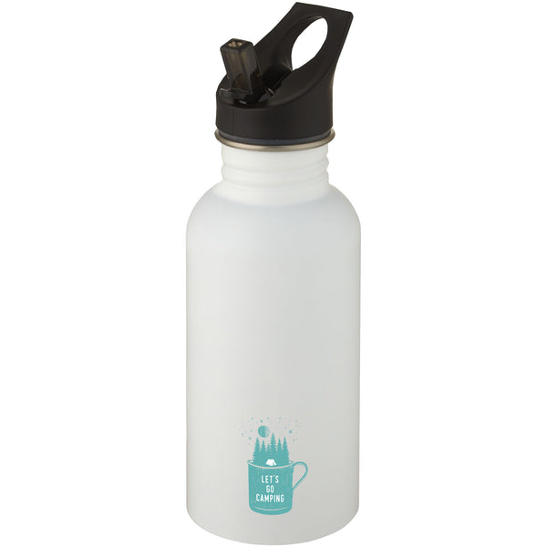 Branded Lexi 500 ml stainless steel sport bottle