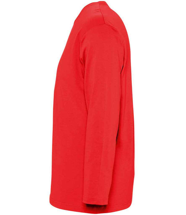 SOL'S Monarch Long Sleeve T-Shirt Red