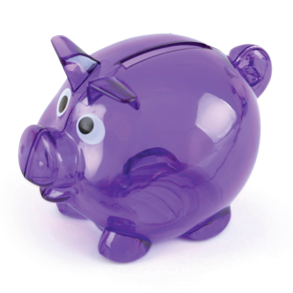 Branded Piglet Bank Mini Single Slot Translucent piggy bank
