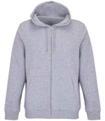 SOL'S Unisex Calipso Eco-Friendly Full Zip Hoodie Grey Marl