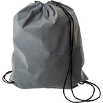 Branded Ditchett Synthetic fibre (190D) reflective drawstring backpack
