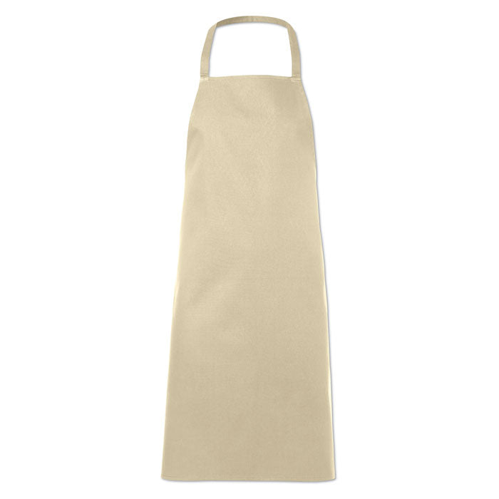 Kitchen apron in cotton Beige