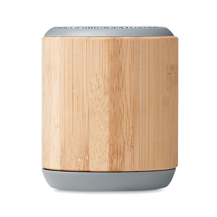 Branded 5.0 wireless Bamboo speaker with Strap