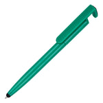 Branded PHONE-UP ball pen with phone cleaner/stylus